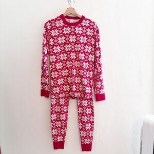 NEW! Hanna Andersson Adult Holiday Jammie Set Size M NWOT